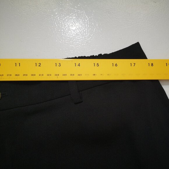 Lauren Ralph Lauren Ladies Size 16W Black Straight Legs 100% Wool Dress Pants - Picture 10 of 12